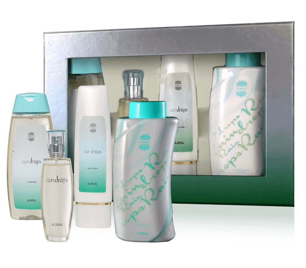Get Ajmal Raindrops Gift Set For Her- Ajmal Qatar